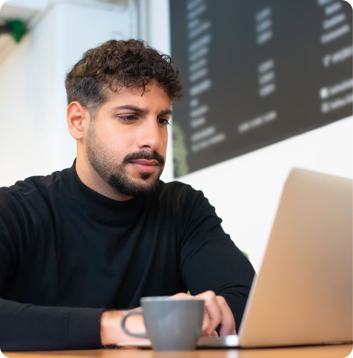 A hired professional at work
